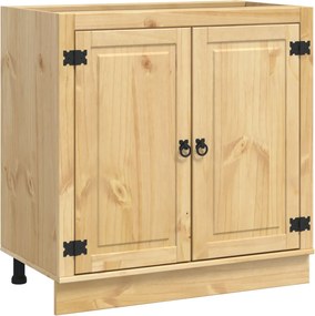 vidaXL Ντουλαπιού (Cabinet) SKI Μέλι Καφέ 80 x 46 x 81,5 εκ