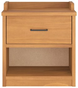 vidaXL Πάγκος διαδρόμου "SANDNES" 45x40x50 εκ.Πεύκο μασίφ ξύλο