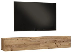 Dello wall TV unit sonoma color 180x31.6x29.6cm 180x31.6x29.6 εκ.