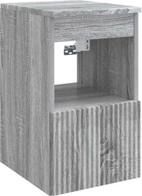 vidaXL Ντουλάπι Μπάνιου Γκρι Sonoma 30 x 35 x 50 εκ.
