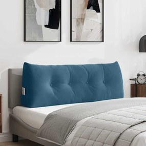 vidaXL Μαξιλάρι Πλάτης Μπλε 120 x 50 x 24 cm Βελούδο