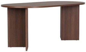 Τραπέζι Sablin Megapap χρώμα καρυδί 180x89,5x75εκ.