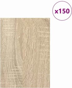 vidaXL Διακοσμητικά Πάνελ 150 pcs Δρύς Sonoma 15 x 21 x 0.27 εκ.