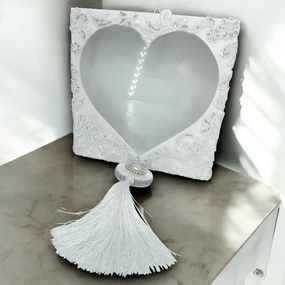 Στεφανοθήκη χειροποίητη με κρύσταλλα & τούλι!