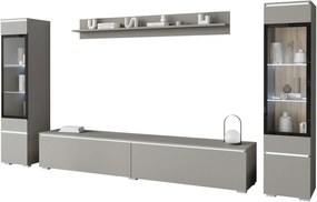 Σύνθετο σαλονιού Vera II-Γκρι Ματ