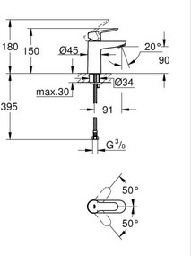 Μονή λαβή βρύση Grohe