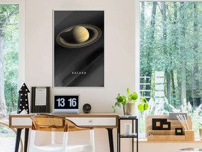 Αφίσα - The Solar System: Saturn - 30x45 - Χρυσό - Χωρίς πασπαρτού