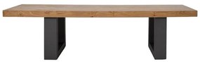 Παγκάκι Malibu Fylliana με Καπλαμά Δρυός Ρουστίκ 160x40x45,5εκ. 160x40x45.5 εκ.