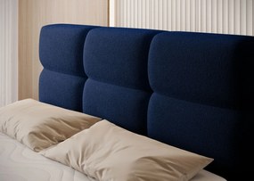 Επενδυμένο κρεβάτι Padion-Μπλε-120 x 200