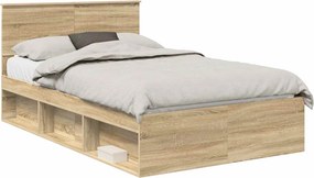 vidaXL Σκελετός Κρεβατιού Sonoma Δρυς 120 x 200 cm