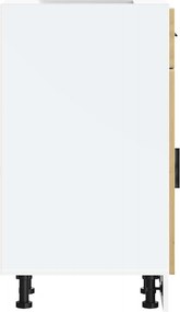 vidaXL ντουλάπι βάσης κουζίνας Porto Δρυς τεχνίτης κατασκευασμένο ξύλο