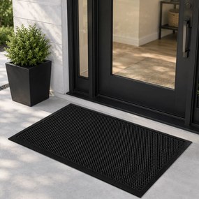 Πατάκι Εισόδου (40x60) Pol Rugs & Mats 3D Grey/Black