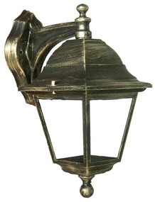 Απλίκα Φωτιστικό Τοίχου μπρονζέ Hermes 510 LP-511An Heronia-07-1035-Μπρονζέ 07-1035
