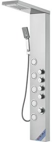 VEVOR Shower Panel System, 4 Shower Modes Shower Panel Tower, Rainfall, Waterfall, 5 Full Body Massage Jets and 3-Setting Handheld Shower Head with 59&quot; Hose, Stainless Steel Wall-Mounted Shower Set