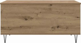 vidaXL Τραπεζάκι σαλονιού artisan δρυς 90 x 44.5 x 45 εκ.