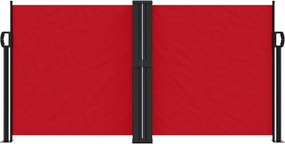 vidaXL Σκίαστρο Πλαϊνό Συρόμενο Κόκκινο 120 x 1200 εκ.