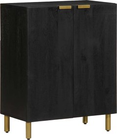 vidaXL Μπουφές Μαύρος 60x33x75 εκ. από Επεξεργασμένο Ξύλο