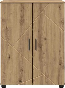 vidaXL Ντουλάπι Μπάνιου Artisan Oak 60 x 35 x 80 εκ