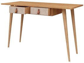 Γραφείο Soomin 811MDD3806 120x60x74cm Oak-Concrete