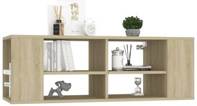 vidaXL Έπιπλο Τηλεόρασης Κρεμαστό Sonoma Δρυς 102x35x35 εκ Επεξ. Ξύλο