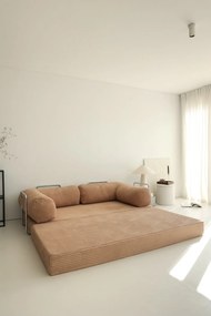 Corner Sofa-Bed Nook - Brown - v1 Brown