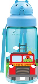 Παγούρι 450ml Με Καλαμάκι Laken Οχήματα
