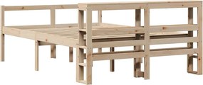 vidaXL Σκελετός Κρεβατιού 2 τμχ. Φυσικό 120 x 200 cm