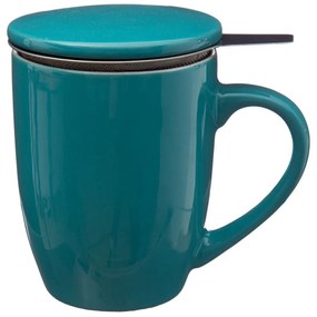 Κούπα Τσαγιού 320ml Με Καπάκι &amp; Φίλτρο S-D Lid Blue 154002C
