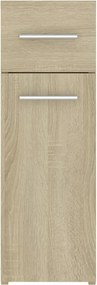 vidaXL Συρταριέρα Γενικής Χρήσης Sonoma Δρυς 20x45,5x60 Επεξ. Ξύλο