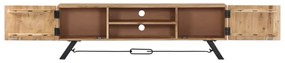 vidaXL Έπιπλο Τηλεόρασης 140 x 30 x 45 εκ. από Μασίφ Ξύλο Ακακίας