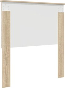 vidaXL Κεφαλάρι Δρύς Sonoma 100 cm Μηχανικά επεξεργασμένο ξύλο