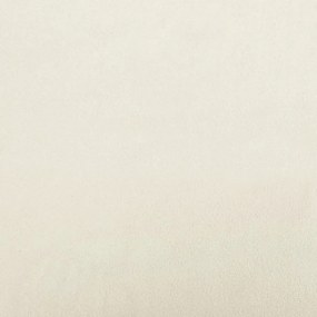 vidaXL Πολυθρόνες Σετ 3 Τεμαχίων Κρεμ από Βελούδο με Μαξιλάρια