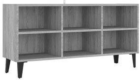 vidaXL Έπιπλο Τηλεόρασης Γκρι 103,5 x 30 x 50 εκ. με Μεταλλικά Πόδια Sonoma