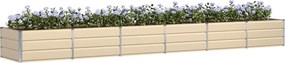 vidaXL Γλάστρα Ελεφαντόδοντο 480 x 80 x 45 cm Ατσάλι