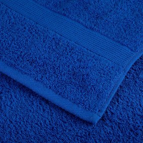 vidaXL Πετσέτες Premium SOLUND 4 τεμ. Μπλε 100x200 εκ. 600 γρ./μ²