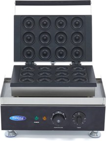 Donut Maker - 12 Mini Donuts - Ø5cm - with Built-in Timer
