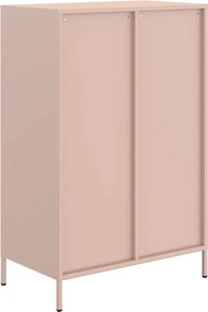vidaXL Ντουλάπι Ροζ 68 x 39 x 101,5 εκ. από Χάλυβα