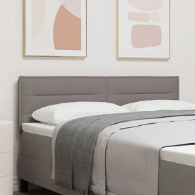 vidaXL Κεφαλάρι Ρυθμιζόμενο Ύψος με κεφαλάρι Taupe 160 cm ύφασμα