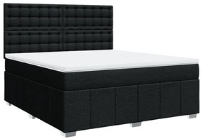 ΚΡΕΒΑΤΙ BOXSPRING ΜΕ ΣΤΡΩΜΑ ΜΑΥΡΟ 180X200 ΕΚ. ΥΦΑΣΜΑΤΙΝΟ 3294063