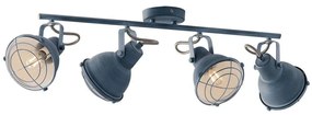 Φωτιστικό Οροφής - Σποτ I-Cuba-AP4 Grey Luce Ambiente Design Metal