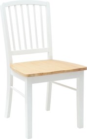 vidaXL Καρέκλες φαγητού 2 pcs Λευκό 50 x 52,5 x 91 εκ