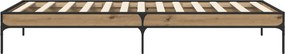 vidaXL Σκελετός Κρεβατιού Artisan Δρυς 80 x 200 cm Επεξεργασμένο Ξύλο