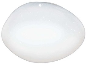 Φωτιστικό Οροφής-Πλαφονιέρα Με Εφέ Κρυστάλλου Sileras-Z 900128 43x6cm 3xLed 7,2W White-Clear Eglo