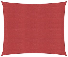 vidaXL Πανί Σκίασης Κόκκινο 4,5 x 4,5 μ. από HDPE 160 γρ./μ²