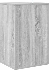 vidaXL Ντουλάπι δίσκων βινυλίου Γκρι Sonoma 38 x 33 x 61 εκ