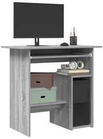 vidaXL Γραφείο Γκρι Sonoma 80 x 45 x 74 εκ. από Επεξεργασμένο Ξύλο