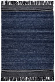Χαλί Barito BAR 01 Blue-Black Βιοκαρπέτ 140X200cm