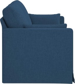 vidaXL Καναπές 140cm Μπλε Μέταλλο