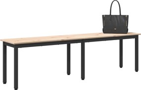 vidaXL παγκάκι Φυσικό 160 x 35 x 45 cm Στερεά ξυλεία πεύκου