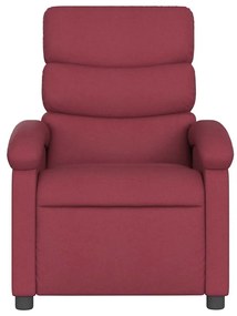 vidaXL Πολυθρόνα Ανακλινόμενη Μπορντό Υφασμάτινη